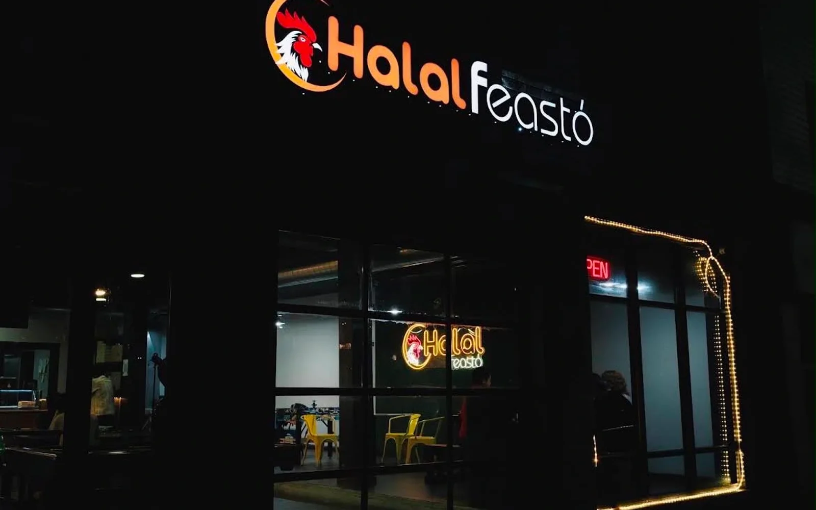 Inside Halal Feasto — Buffalo